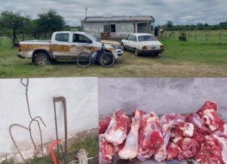 Allanamiento en Feliciano por un hecho de abigeato