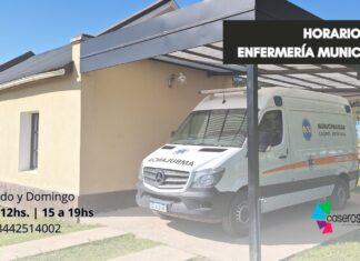 Caseros: Atención de Enfermería durante el fin de semana