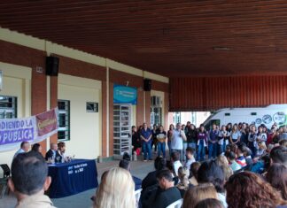 En Ciencias de la Salud hubo una clase pública en defensa del sistema universitario nacional