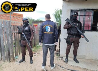 Cinco detenidos en Concordia: desarticularon una banda dedicada al narcomenudeo