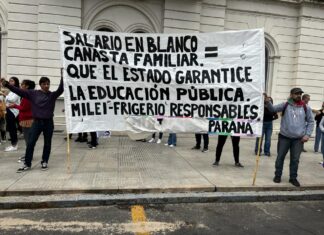 Los gremios docentes defendieron el paro de la semana pasada