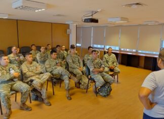 El INTA capacitó al personal del Ejército sobre huerta agroecológica