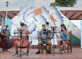 Orquestas infanto juveniles participaron del cierre de los ensayos de verano en la Biblioteca Provincial