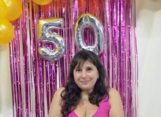 El sábado 6 de abril llegó a sus 50 años María Laura Arletaz.