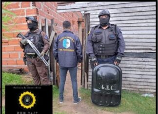 Narcomenudeo en Concordia: cuatro detenidos y decomiso de cocaína