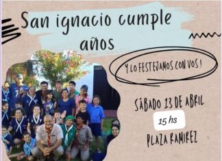 El grupo de San Ignacio de Loyola festeja su cumpleaños en la Plaza