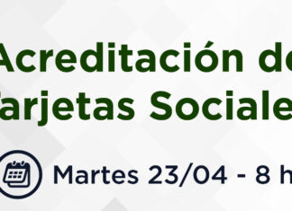 Se acreditaron las tarjetas sociales
