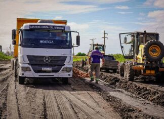 Vialidad trabaja en la restauración del camino de San José a 1° de Mayo