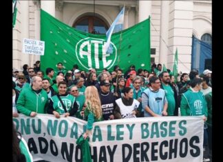 RECHAZO AL AJUSTE. El paro en Entre Ríos y el voto de los senadores
