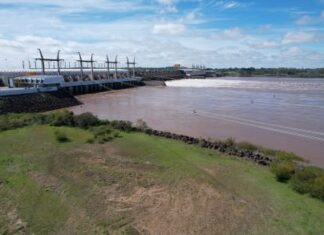 Comenzará a bajar el nivel del río Uruguay en Concordia y Salto
