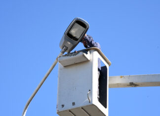 Instalaron 120 nuevas luminarias LED