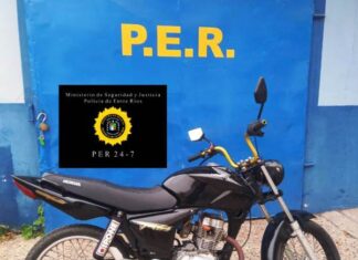 Secuestran moto con numeración suprimida