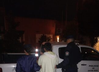 Un detenido durante un allanamiento por un robo en la ciudad
