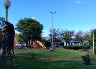 Acondicionan las áreas verdes de Concepción del Uruguay