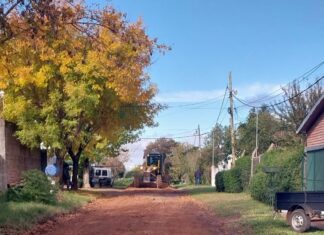 Continúa el arreglo de las calles de tierra de Concepción del Uruguay