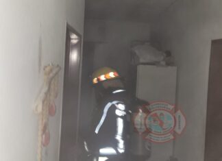 Bomberos intervinieron tras un principio de incendio