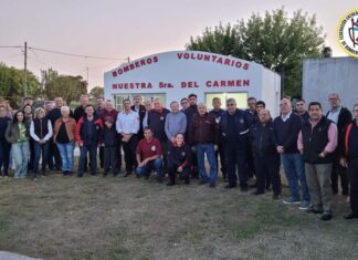 Presencia uruguayense en la reunión federativa de Bomberos