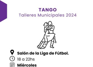 En junio comenzará a dictarse en Caseros el Taller de Tango