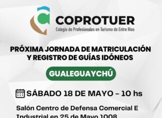 Los profesionales en Turismo tendrán una nueva jornada de matriculación