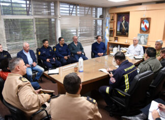 Creciente del río Uruguay: Lauritto convocó a la Junta Local de Defensa Civil