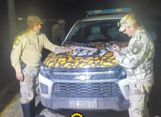 Operativos en Gualeguaychú y Uruguay: secuestran armas de fuego y visor térmico