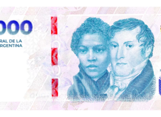 El Banco Central puso en circulación los nuevos billetes de 10.000 pesos