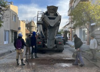 Hay una nueva etapa de arbolado, bacheos y limpieza de basurales