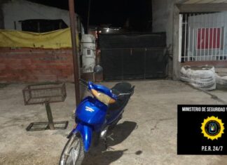 Persiguen a un ladrón y recuperan una moto robada en el barrio La Rural