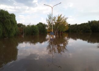 El río Uruguay descendió hasta los 5,90 metros