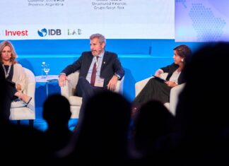 Frigerio disertó sobre el potencial de la infraestructura para el desarrollo en el ciclo del BID en Madrid