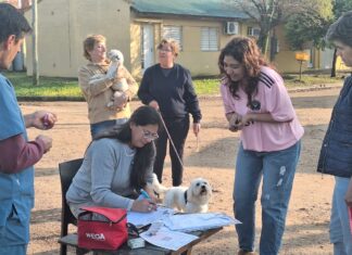 Con muy buena respuesta se efectuó la jornada de vacunación antirrábica