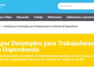 Se comienza a pagar la Prestación por Desempleo