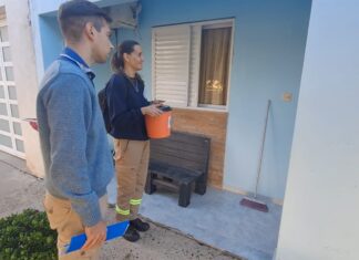 Plan de separación de residuos: Se instalaron nuevos tachos testigos y entregaron equipos de limpieza