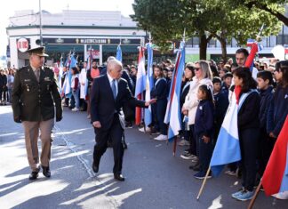 Concepción del Uruguay evocó el Día de la Bandera y honró a su creador, Manuel Belgrano