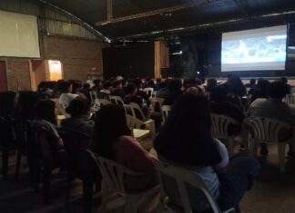 El programa Cine en la escuela llegó a siete parajes y comunas del departamento Colón