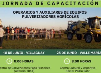 Instruirán a aplicadores terrestres de fitosanitarios