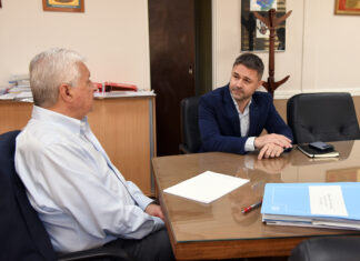 José Lauritto y Leandro Clapier se reunieron por la Zona Franca