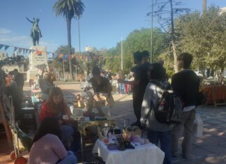 La plaza San Martín ofreció otro interesante paseo