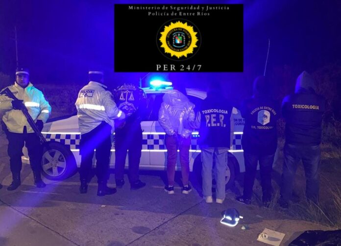 7 viajaban con droga