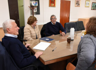 El intendente José Lauritto recibió a los directivos de Casa del Menor