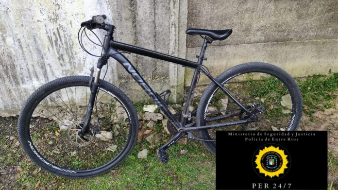 Recuperan una bicicleta robada en La Histórica, tras la denuncia del damnificado