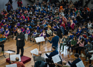 A toda orquesta: unos 600 estudiantes participaron del segundo encuentro de los conciertos didácticos