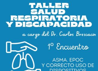 Comienza el ciclo de talleres sobre acceso a la salud respiratoria en personas con discapacidad