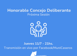 El Concejo Deliberante de Caseros se prepara para su séptima sesión