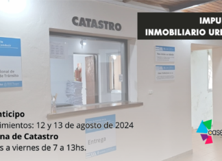 Ya están las boletas del tercer anticipo del Inmobiliario Urbano