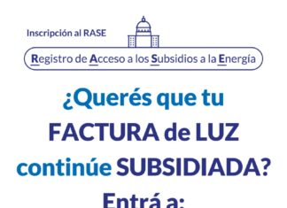 Hasta el 31 habrá tiempo de inscribirse en el Registro a los Subsidios a la Energía