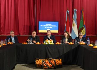 Chajarí fue sede del nuevo encuentro del Gabinete ampliado