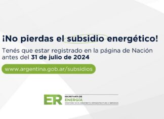 Instan a inscribirse al RASE para no perder los subsidios de luz y gas que quitará Nación