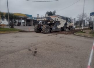Comenzó a ejecutarse la repavimentación de la avenida Balbín