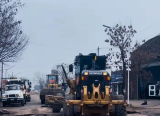 Interrumpen el tránsito por la repavimentación de la avenida Balbín